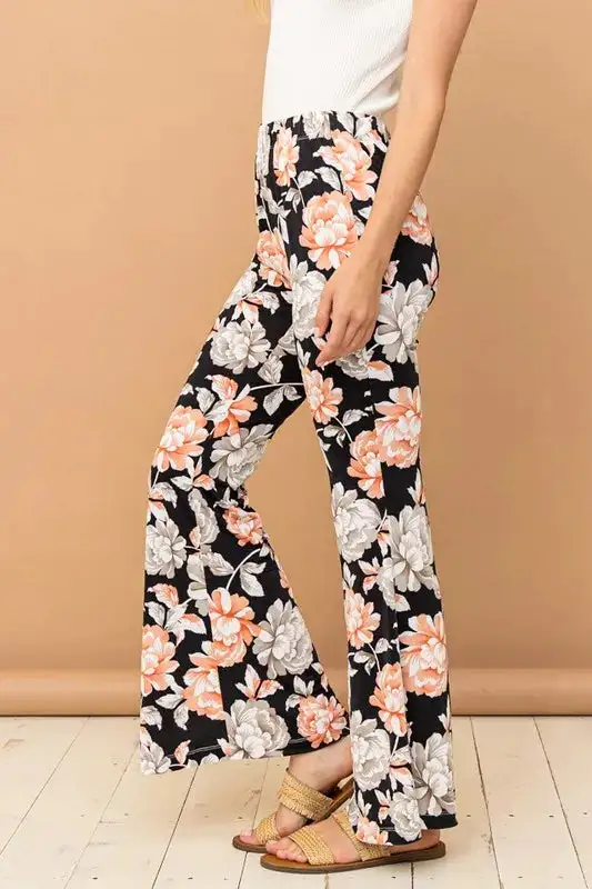 Bell Bottom Wrinkle Free Trousers