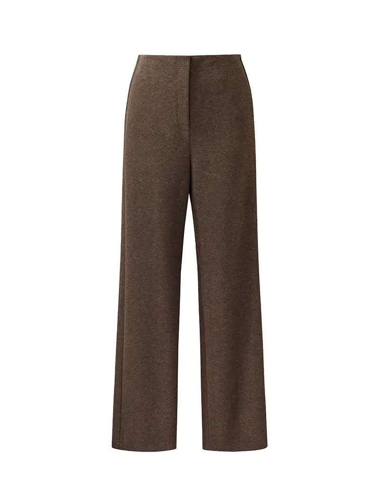 Stretch Women Overlength Knit Pants