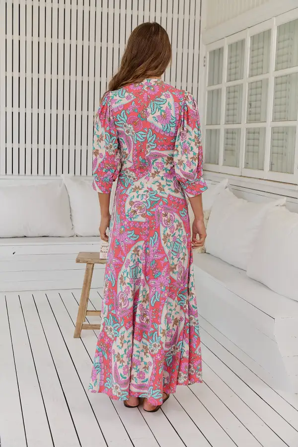 Zoie Maxi Dress - Daiquiri