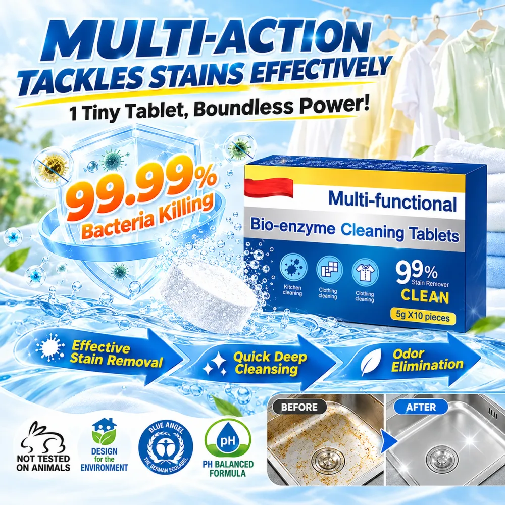 🔥Multi-Functional Bio-Enzyme Cleaning Tablets