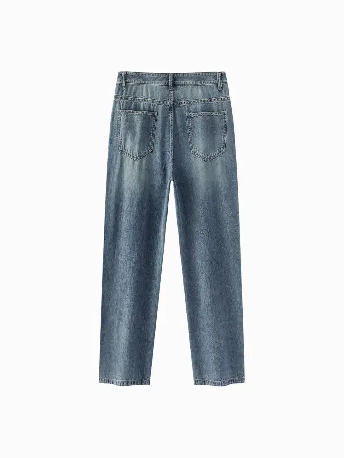 Men's Denim Straight Denim Pants