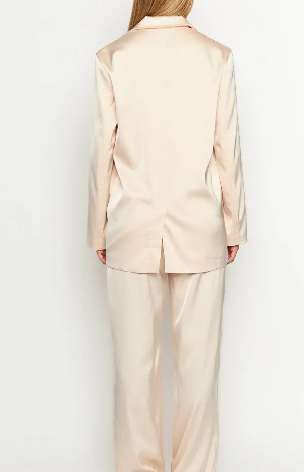 Modern Satin Blazer