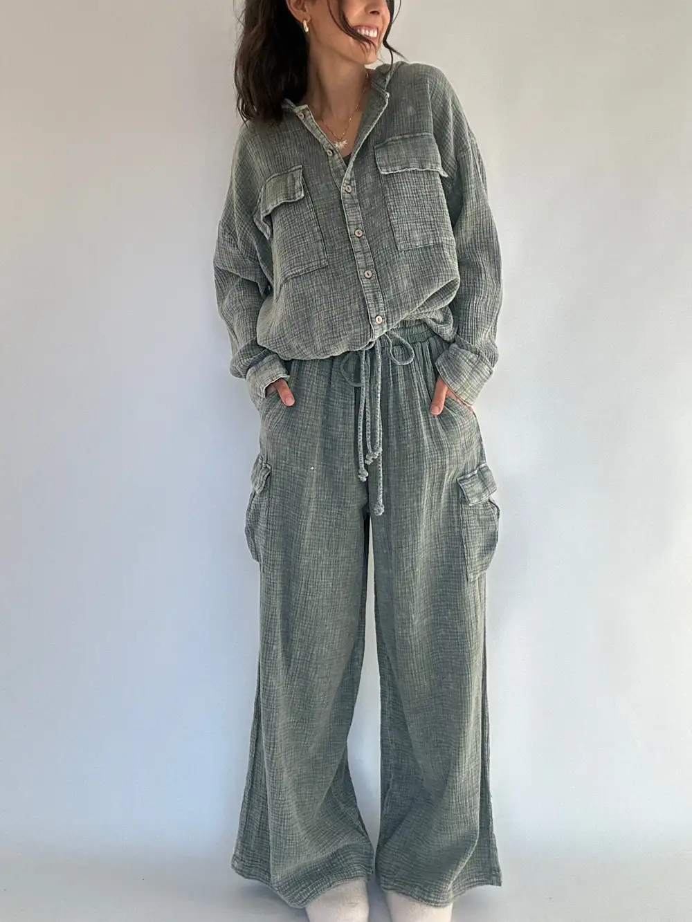 Relaxed Utility Cargo Pants
