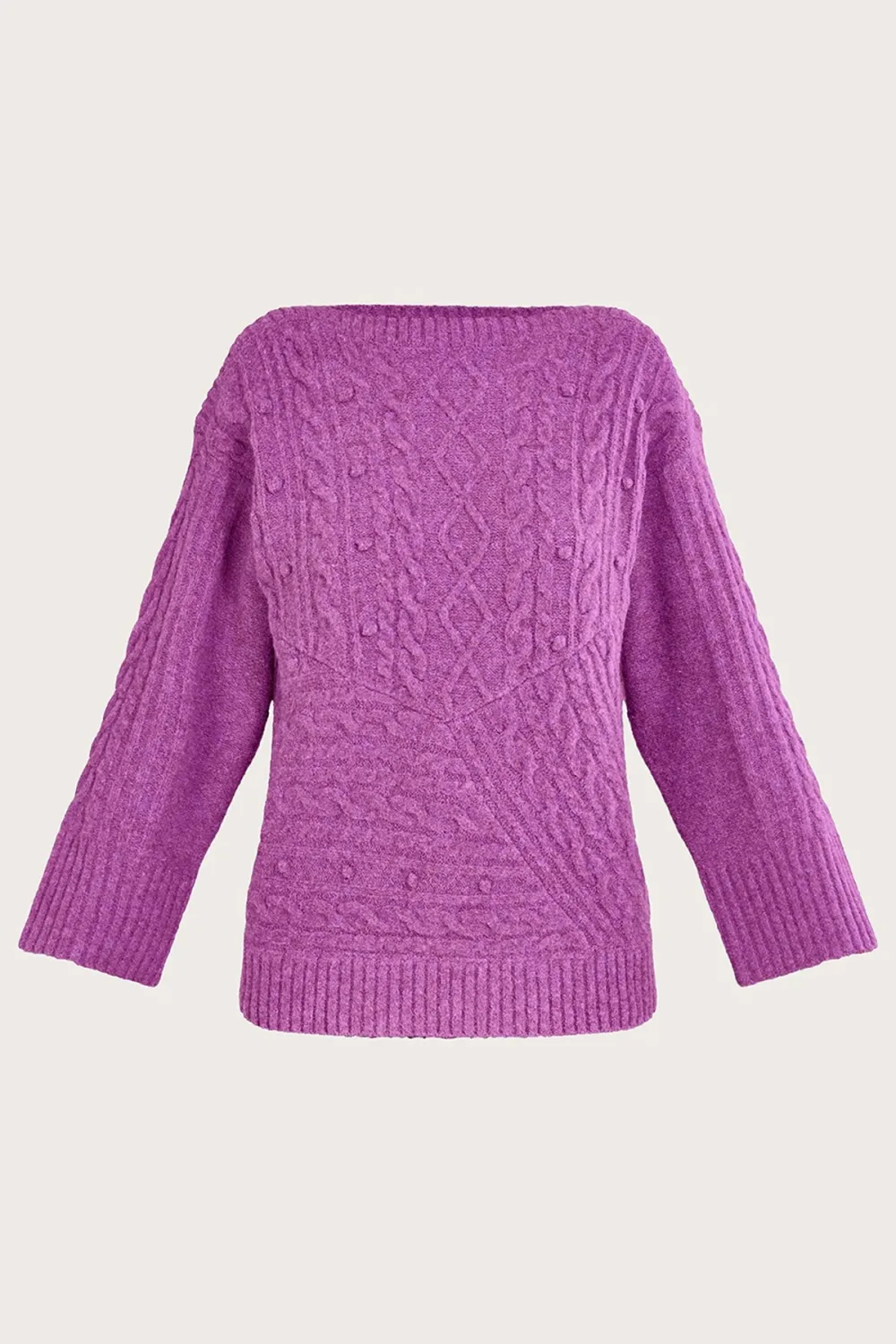 Purple Stitch Jumper