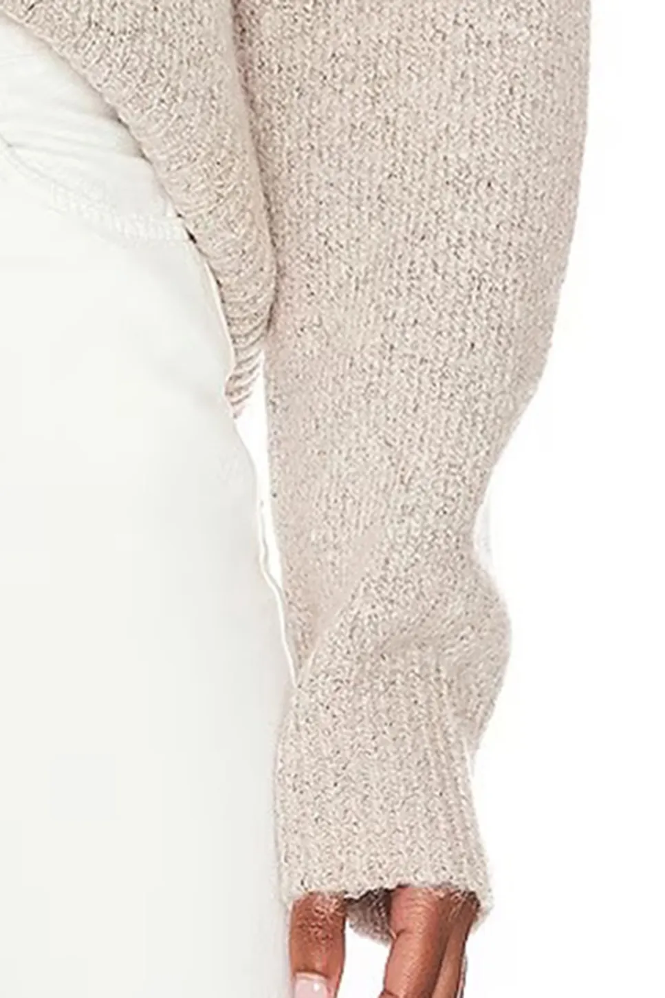 Boxy Snap Front Sweater