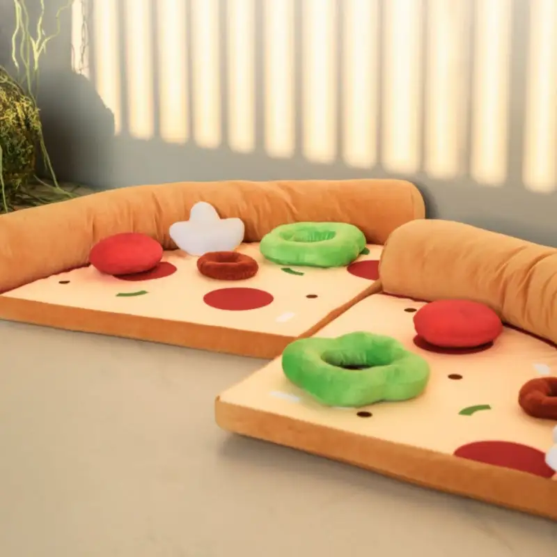 Fun Toys Mat Pizza Cat Bed