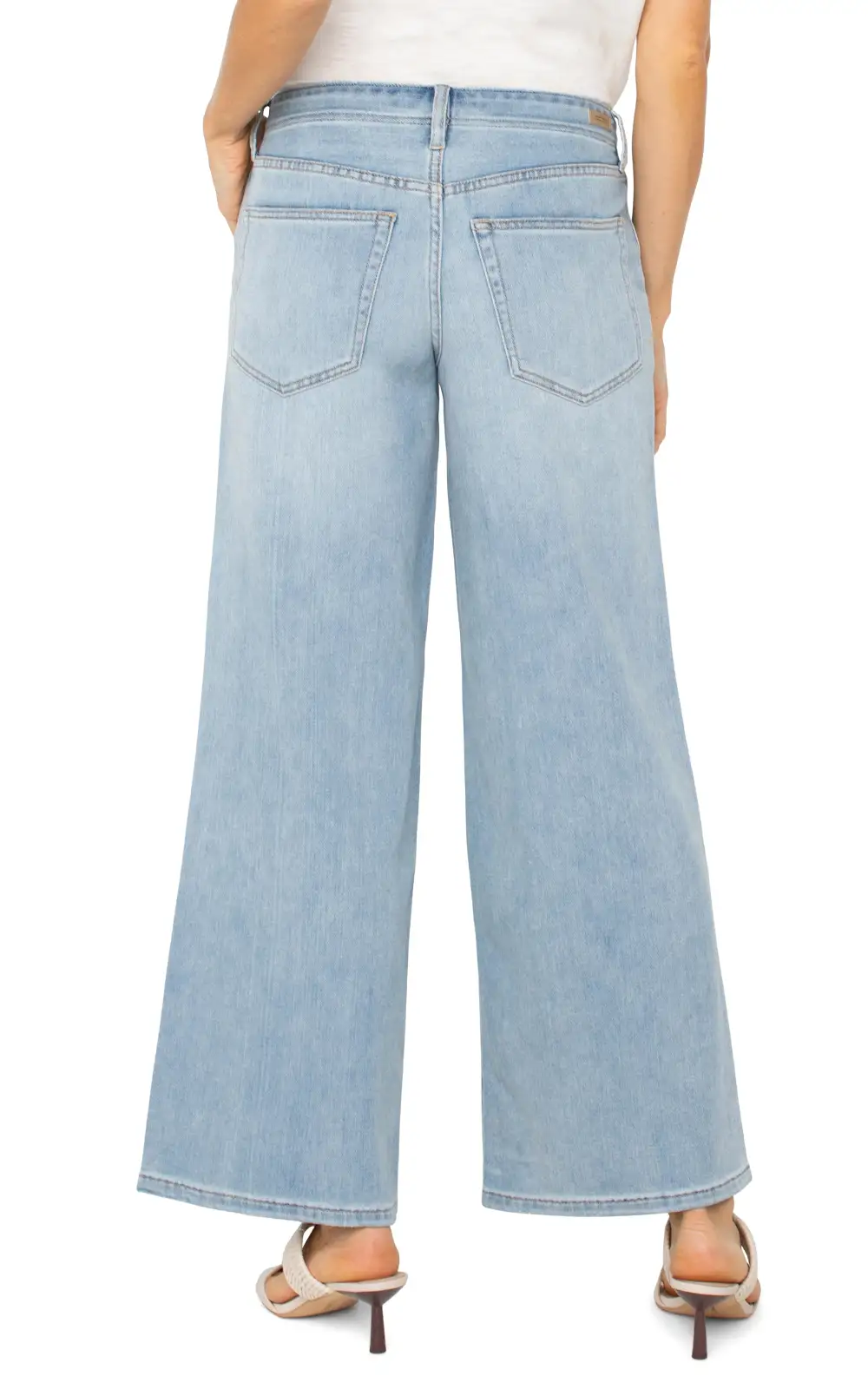 Straight Leg Flare Leg Jeans