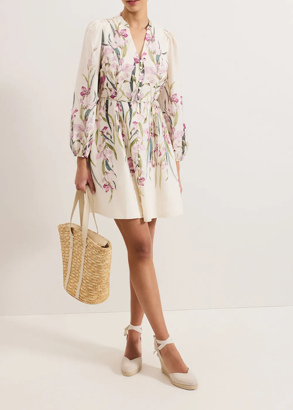 Comfortable Skin-friendly Cotton Long Sleeve Ladies Dress