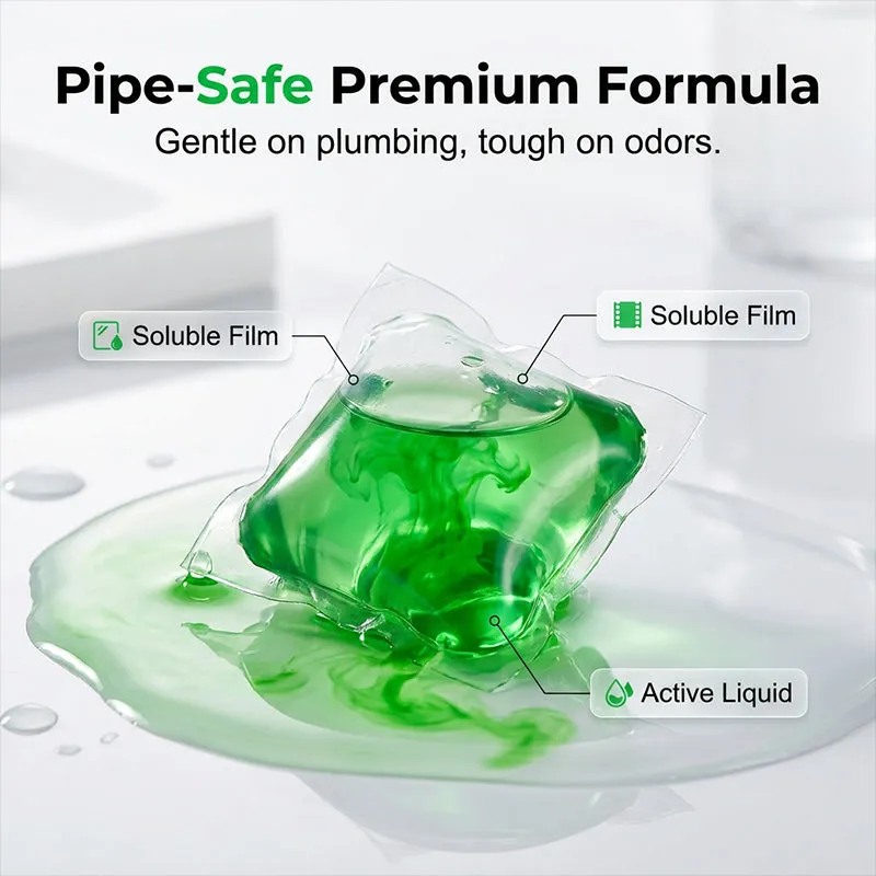 🥳2026 HOT SALE🥳💞50K+ SOLD!｜Drain Deodorizer Pods – Bio‑enzyme formula neutralizes smells at the source. Instant fresh scent, no harsh chemicals. Say goodbye to embarrassing odours.