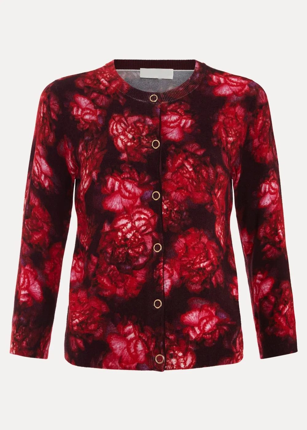 Floral-Printed Women's Cardigan