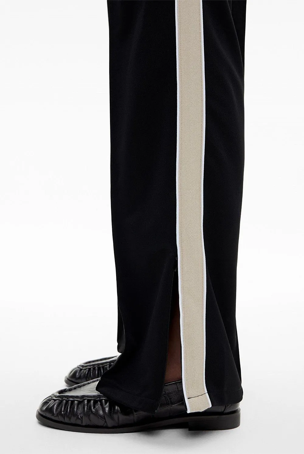 Contrast Color Striped Sweatpants