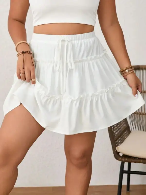 Frill Tiered Skort