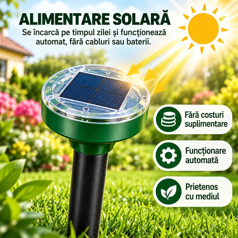 Solar Powered Rodent Repeller