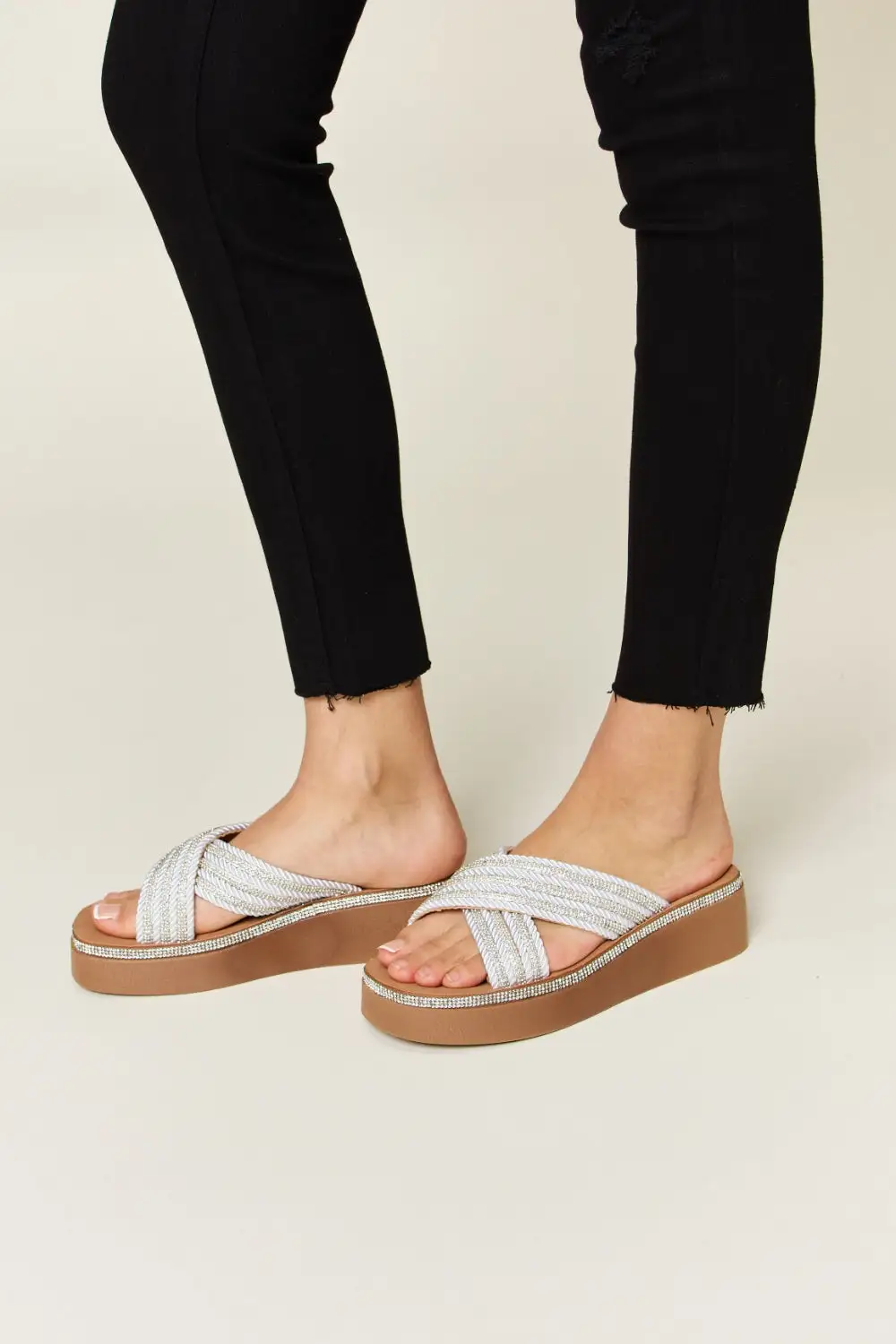 Easygoing Platform Wedge Sandals