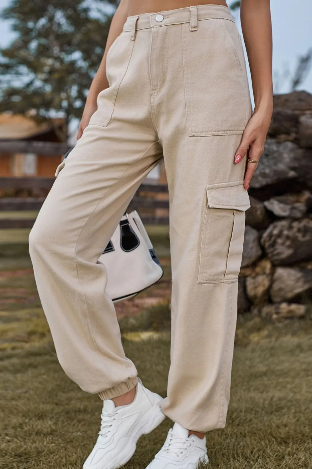 Long Jeans With Pocket