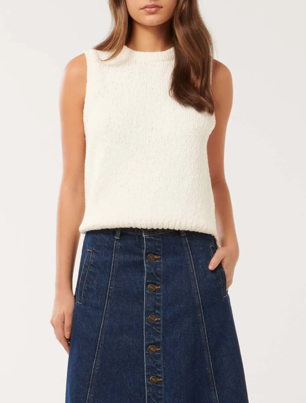 Boucle Knit Tank