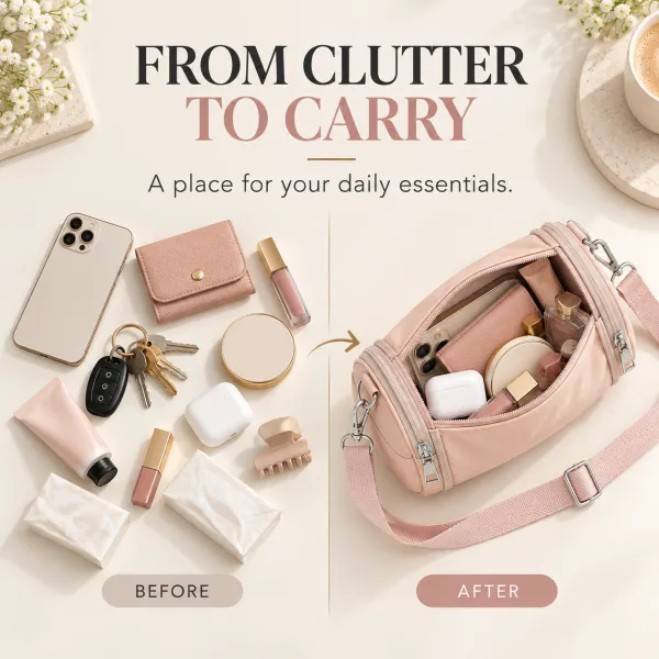 Telescopic folding triangle bag
