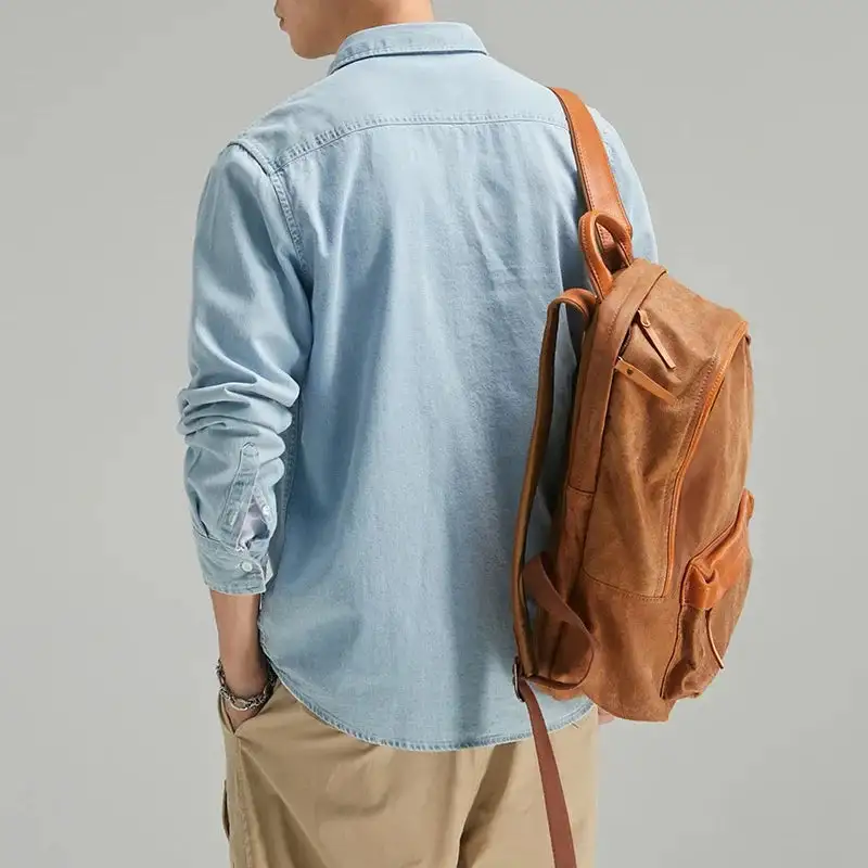 Washed Denim Western Shirt