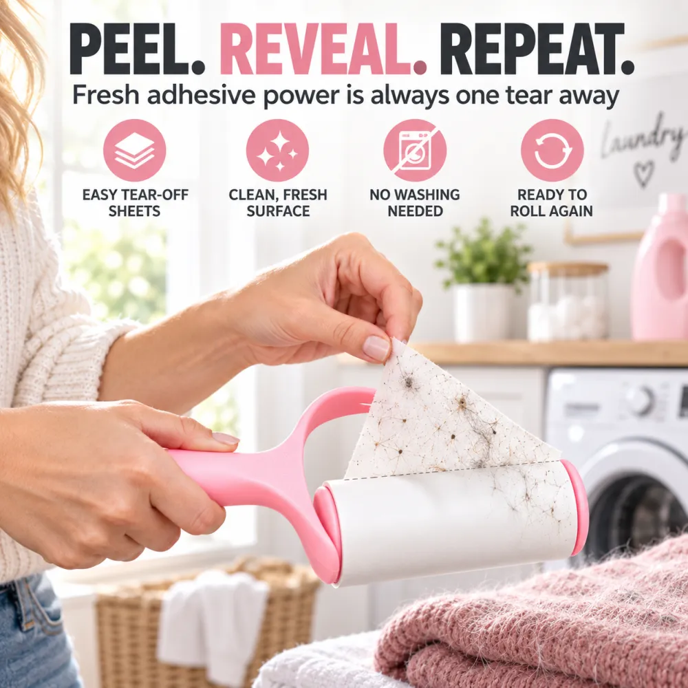 Tear-Off Lint Roller