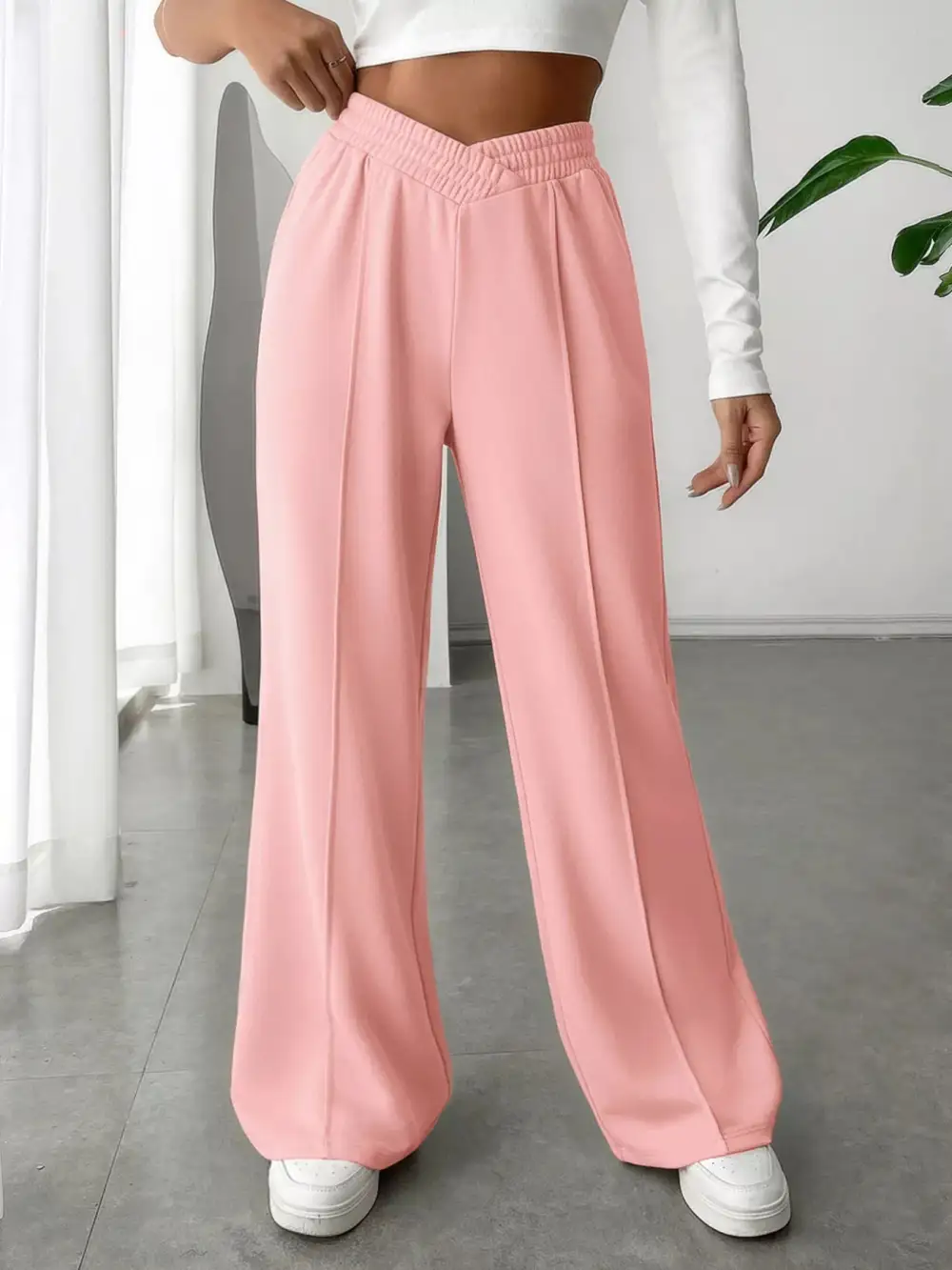 Everyday Wide Leg High Waist Pants