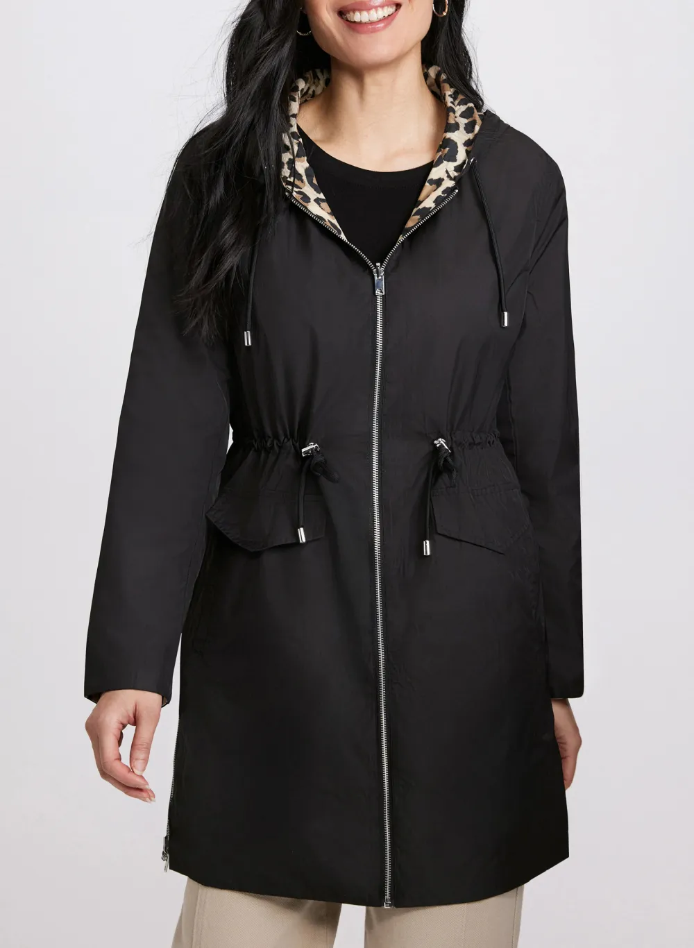 Double-Sided Print Nylon Coat