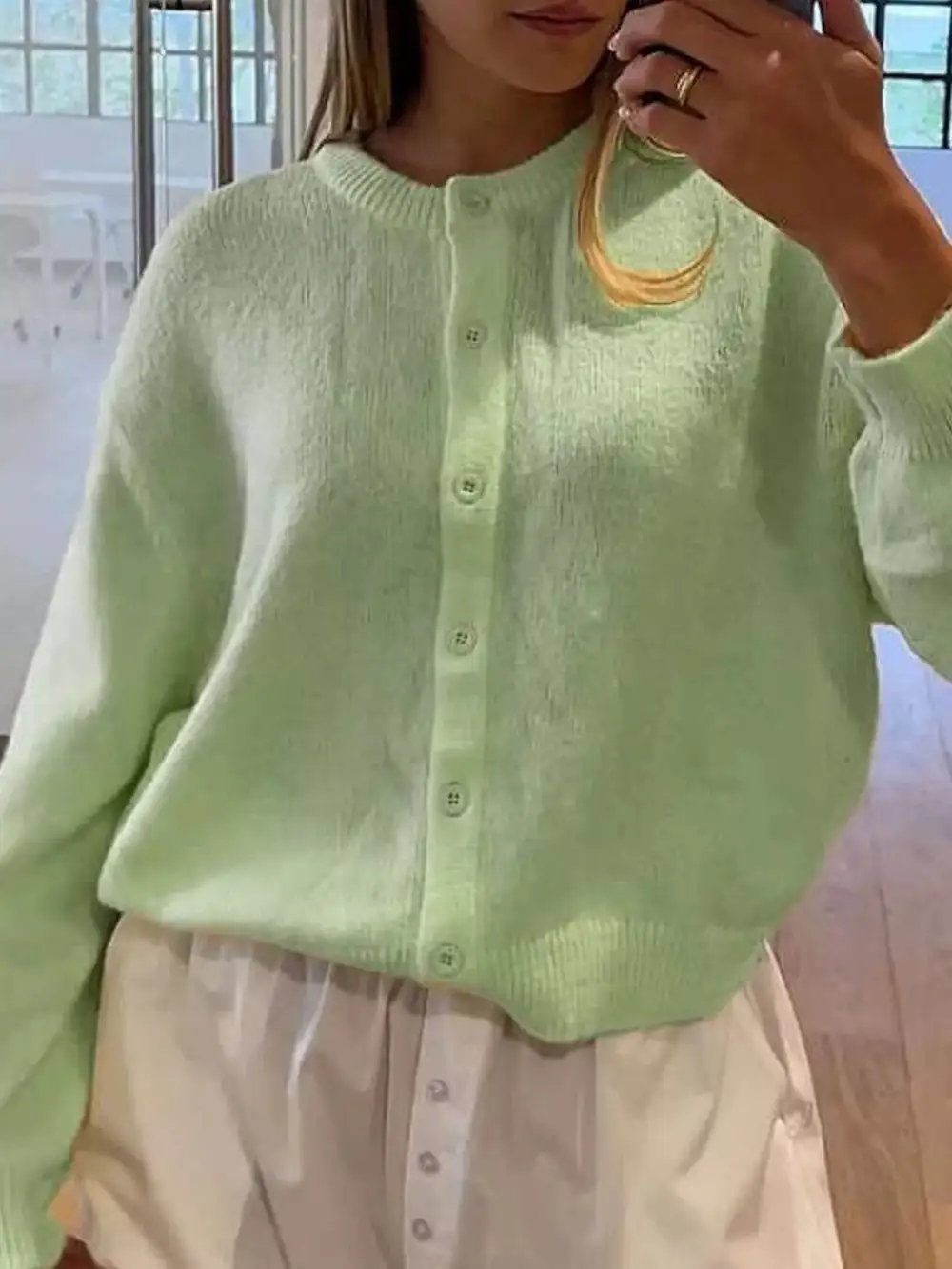 Soft Button Down Knit Cardigan