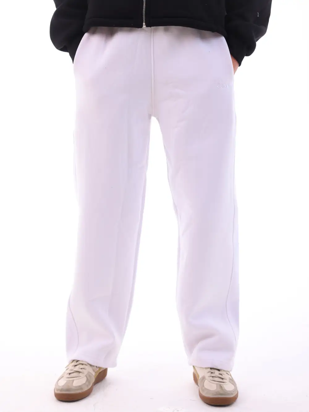 Travel Ready Wide Leg Fleece Jogger Pants