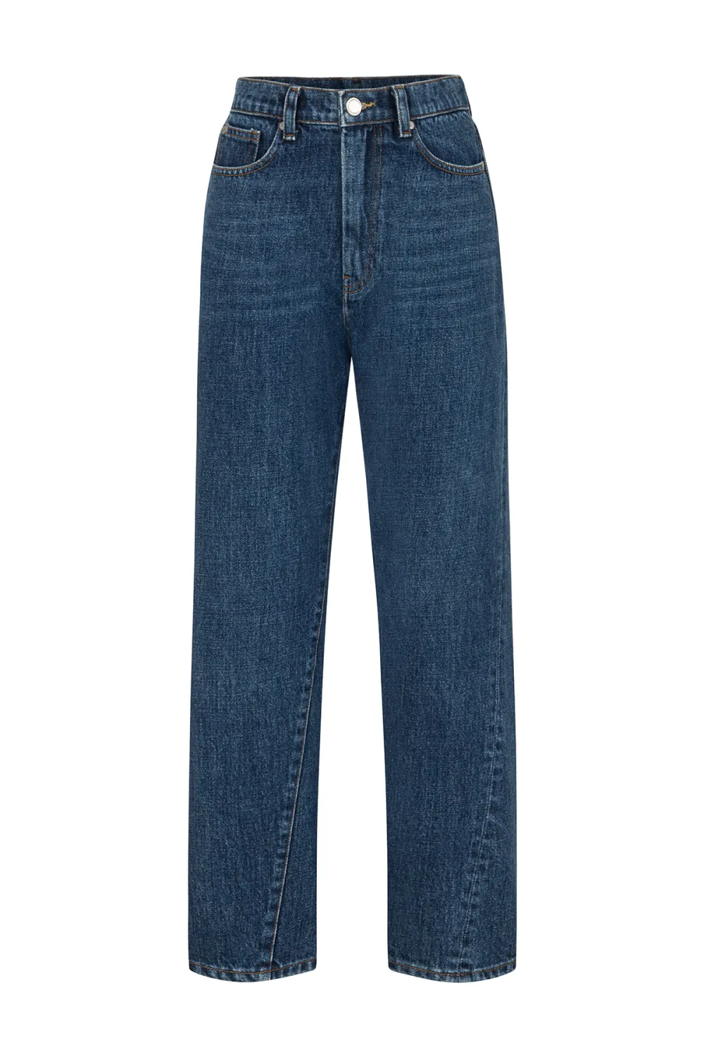 Tapered Denim Pants