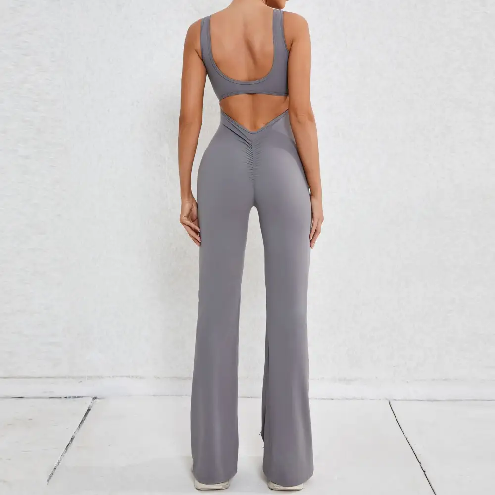 Flared Studio Yoga Jumpsuit