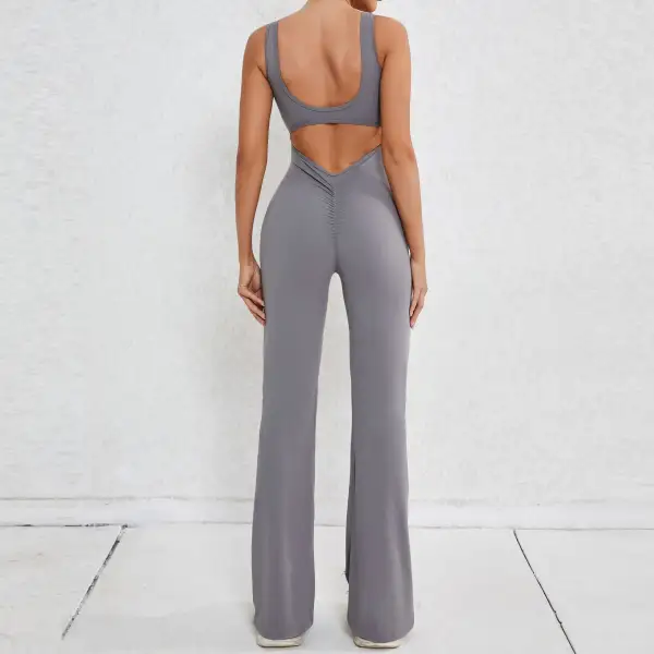 Flared Studio Yoga Jumpsuit