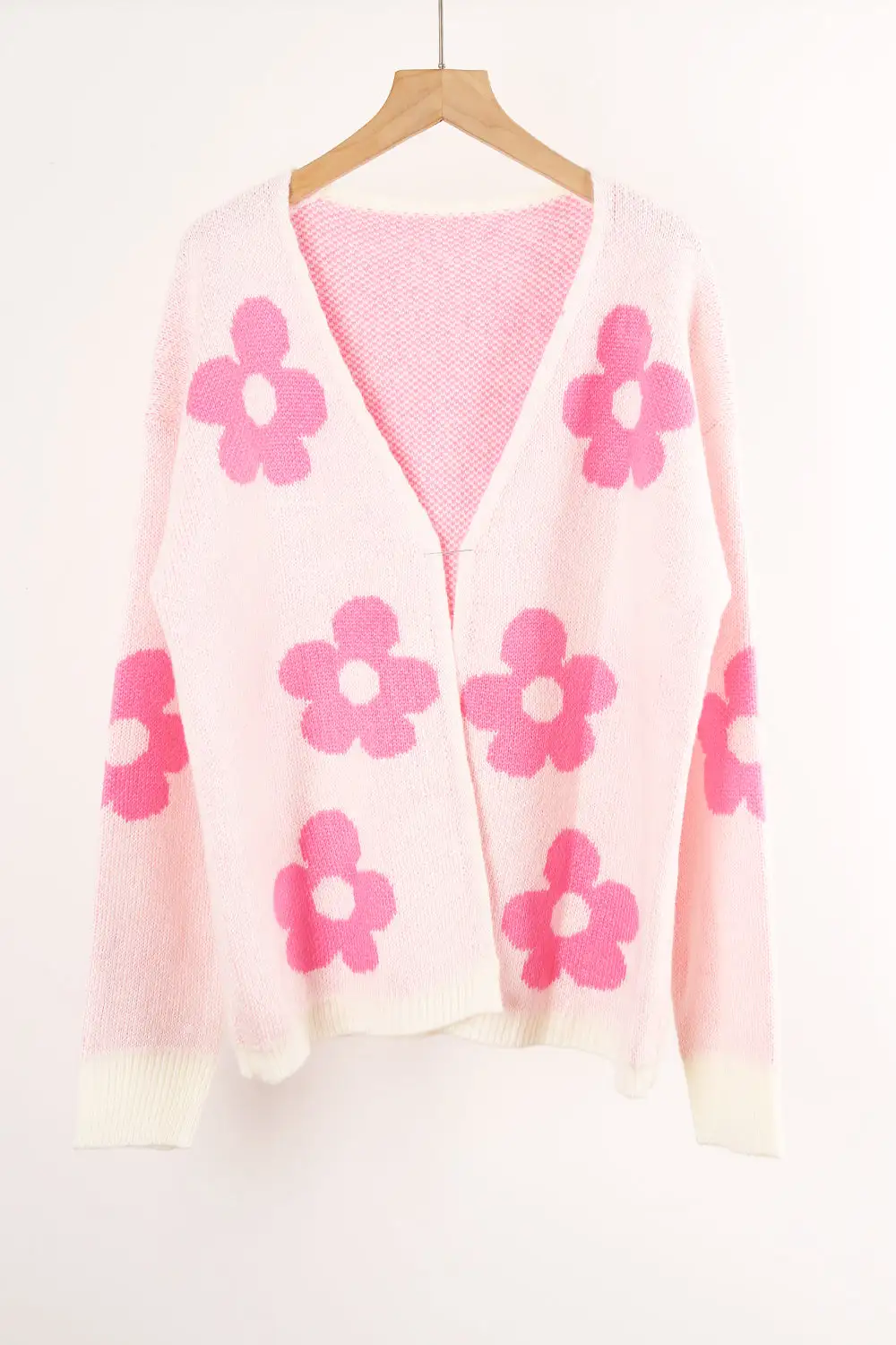 Cardigan Flower Sweater Coat