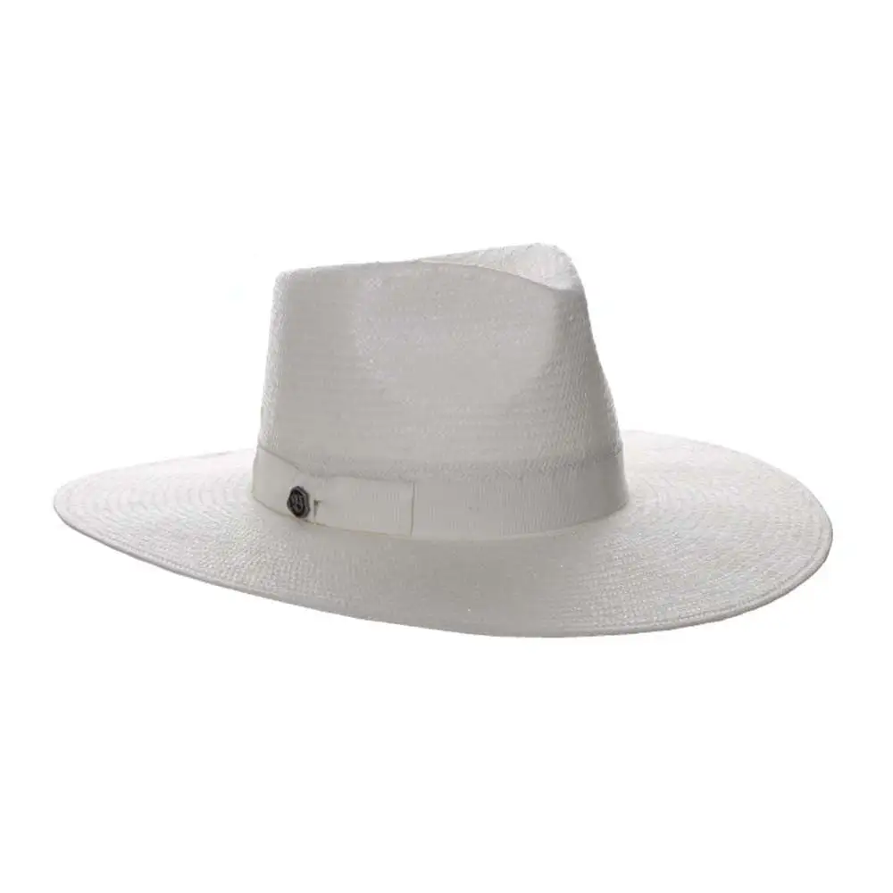 Women’s Wide Brim Straw Fedora Hat