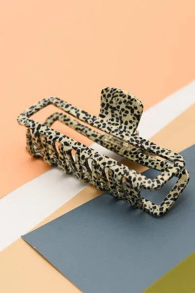 Oversized Cellulose Hair Claw Clip