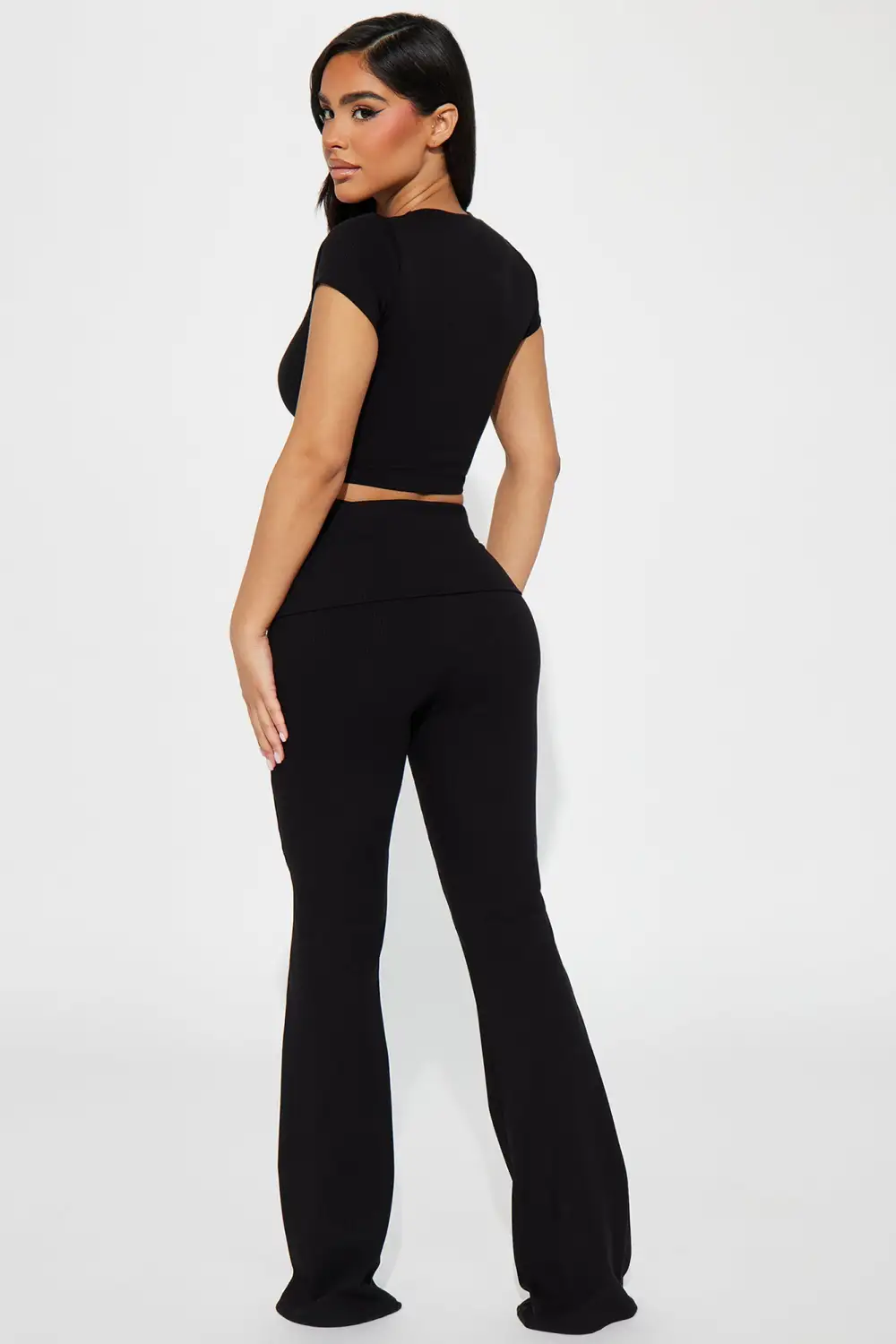 Tamara Snatched Pant Set - Black