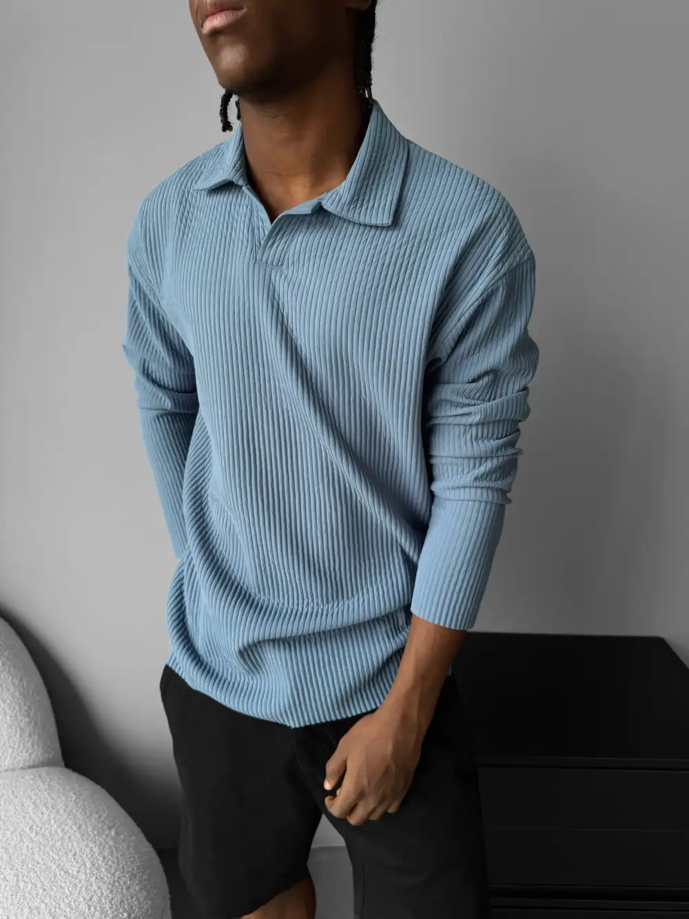Laidback Relaxed Ribbed Sweater