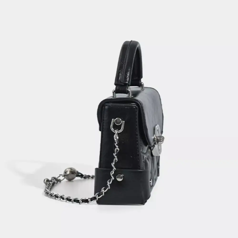 Heart Embossed Crossbody Bag