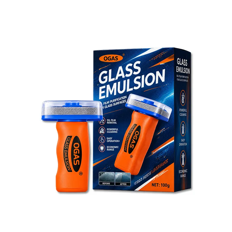 Automotive Handheld Oil Flmr Cream,Glass DecontaminationWithoutTraces,Window Oil Film Cleaning,FastCleaning, CompactAnd Easy To Cary-100g Degreaser Cleaner