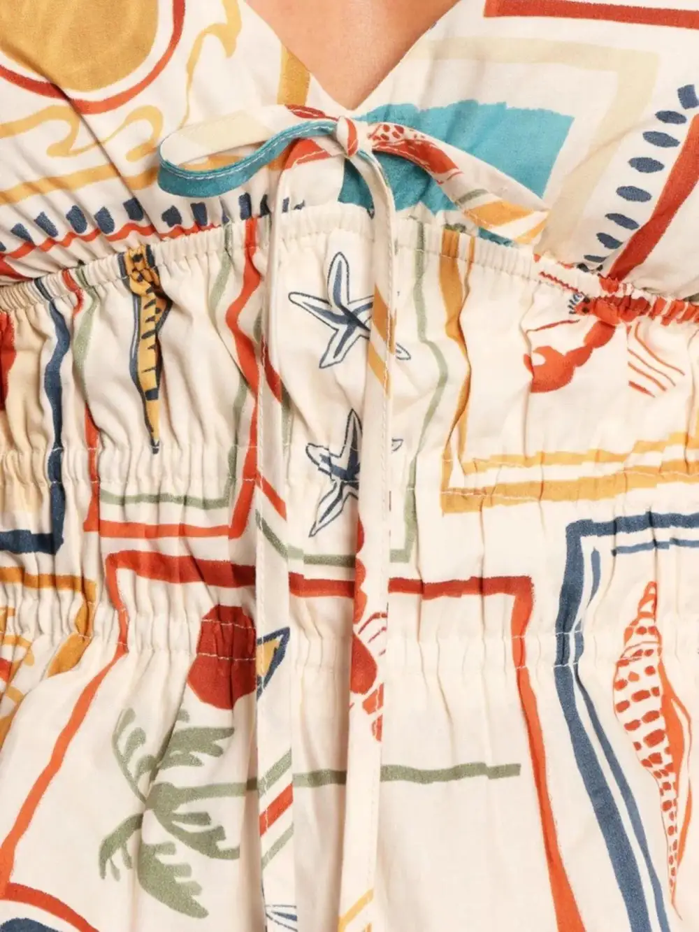 Smocked Printed Set