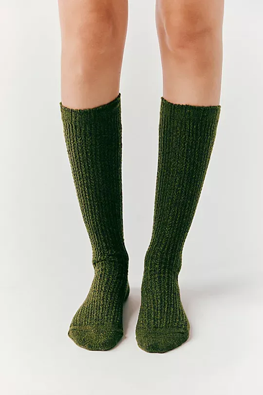 Slouch Socks Green