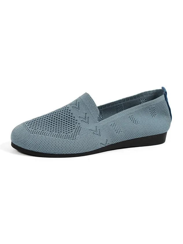 Women's Breathable Mesh Fabric Flat Shoes