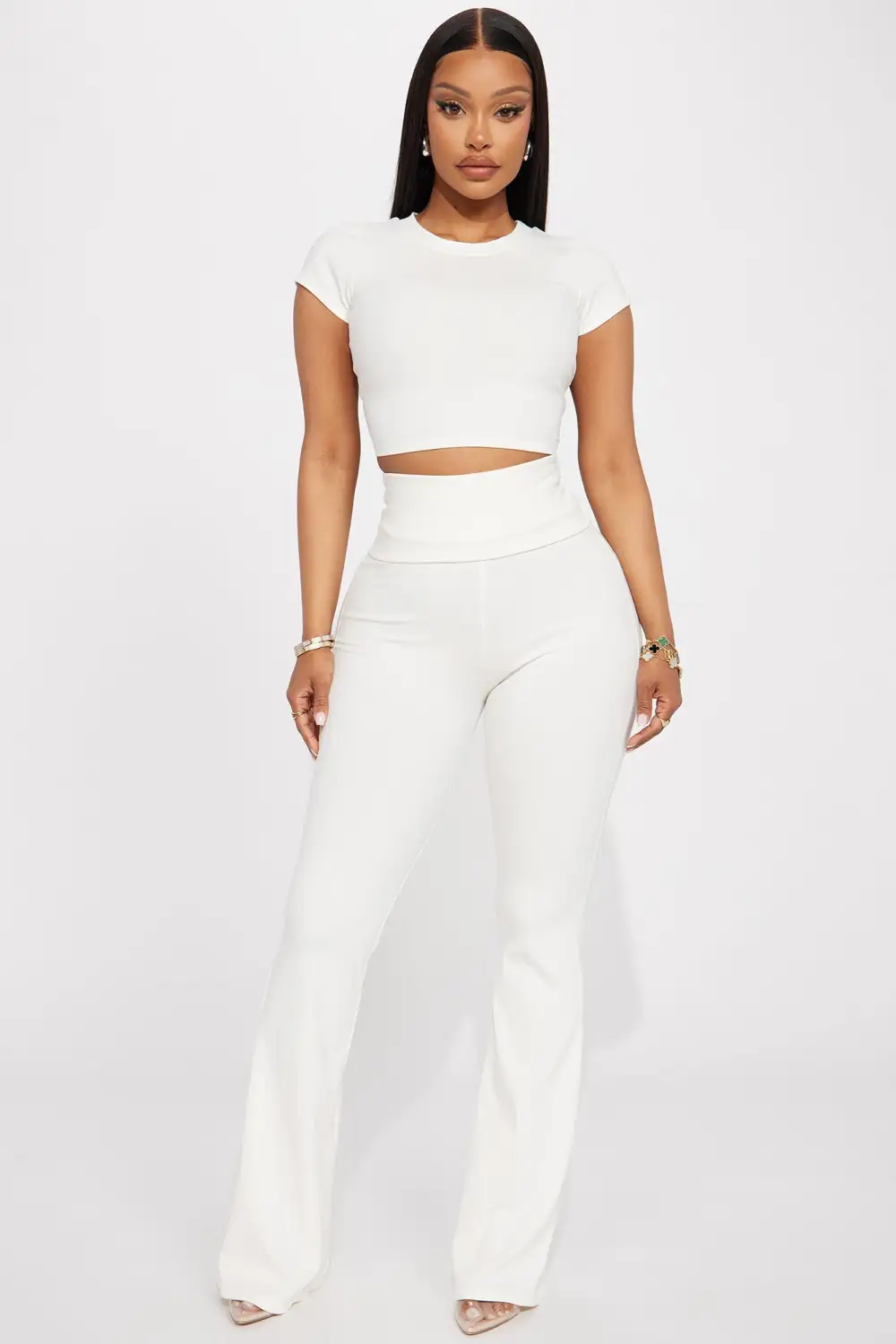 Tamara Snatched Pant Set - Off White