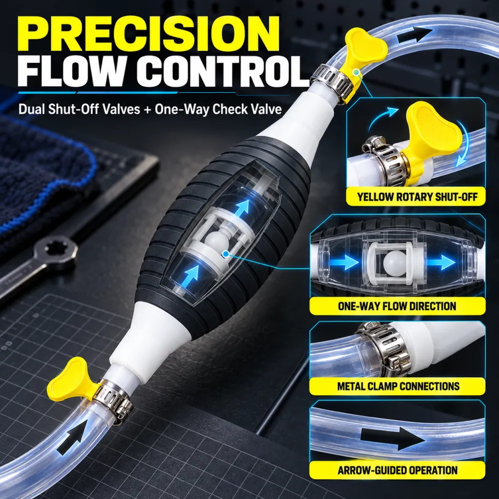 Manual Fuel Transfer Siphon Pump for Car