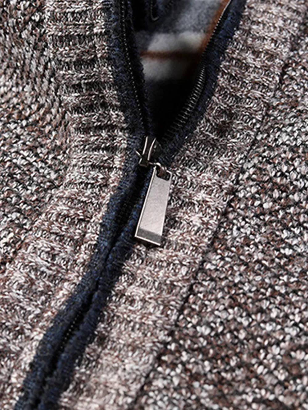 Man Zip Up Cardigan