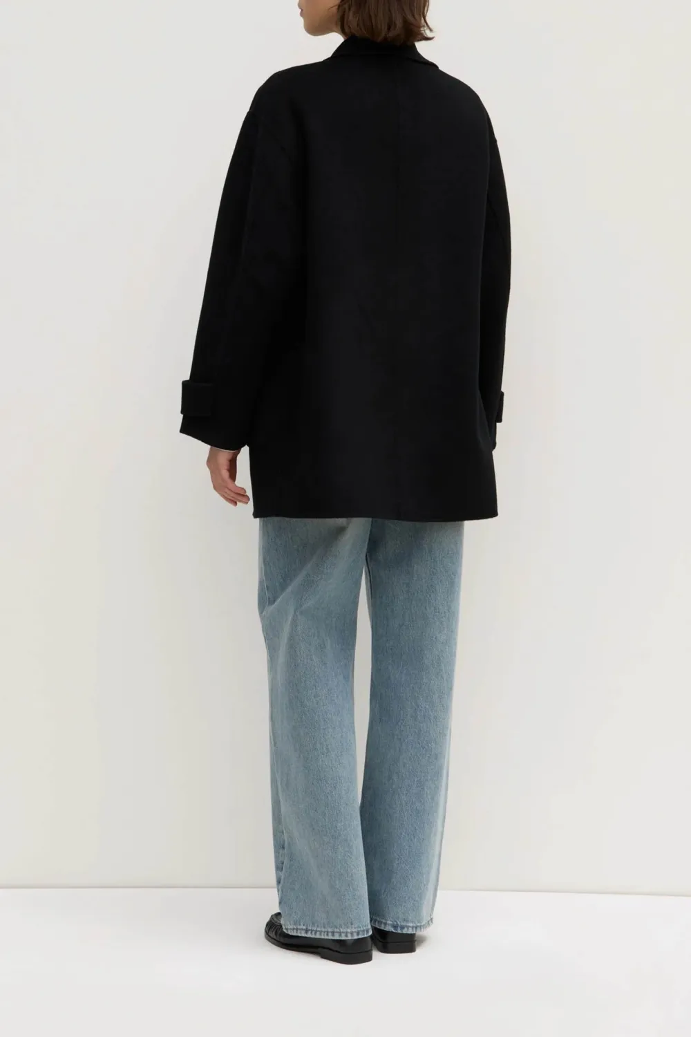 Double Sided Wool Short Jacket