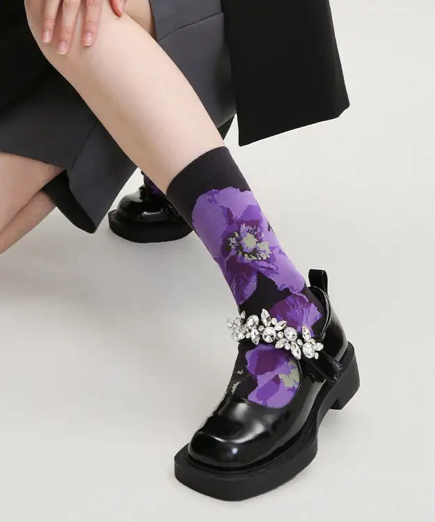 Chic Versatile Jacquard Socks