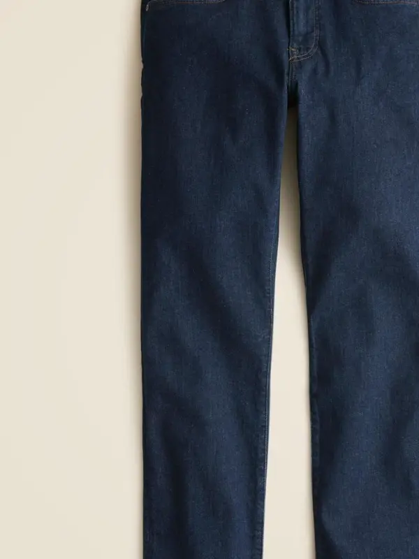 Classic Dark Denim Straight Leg Jeans