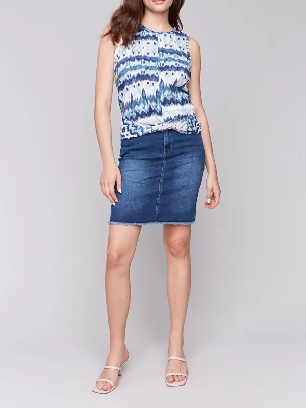 Girly High-End Art Pure Cotton Vest