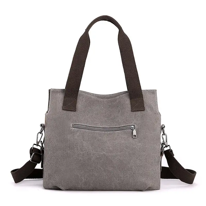 Roomy Canvas Shoulder Bag