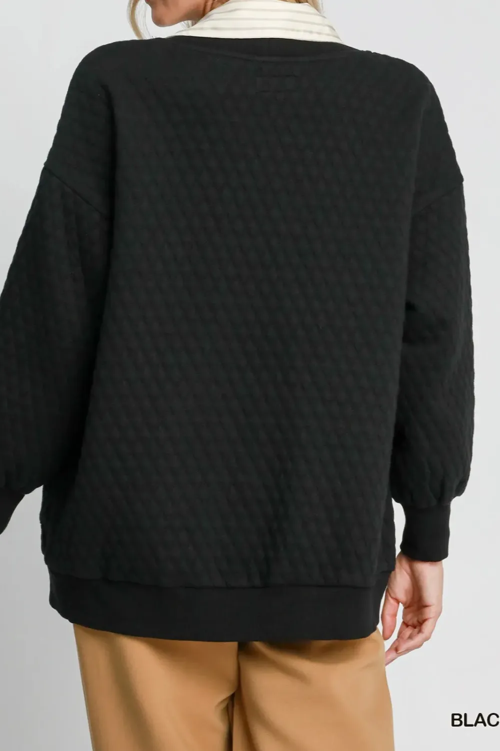 Button-Up Jacquard Cardigan