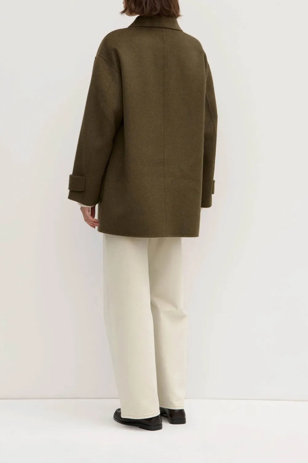 Double Sided Wool Short Jacket